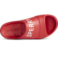 Sperry Top-Sider Men's Float Slide Logo Sandal Red -Sperry Top-Sider Sales STS24901 TOP