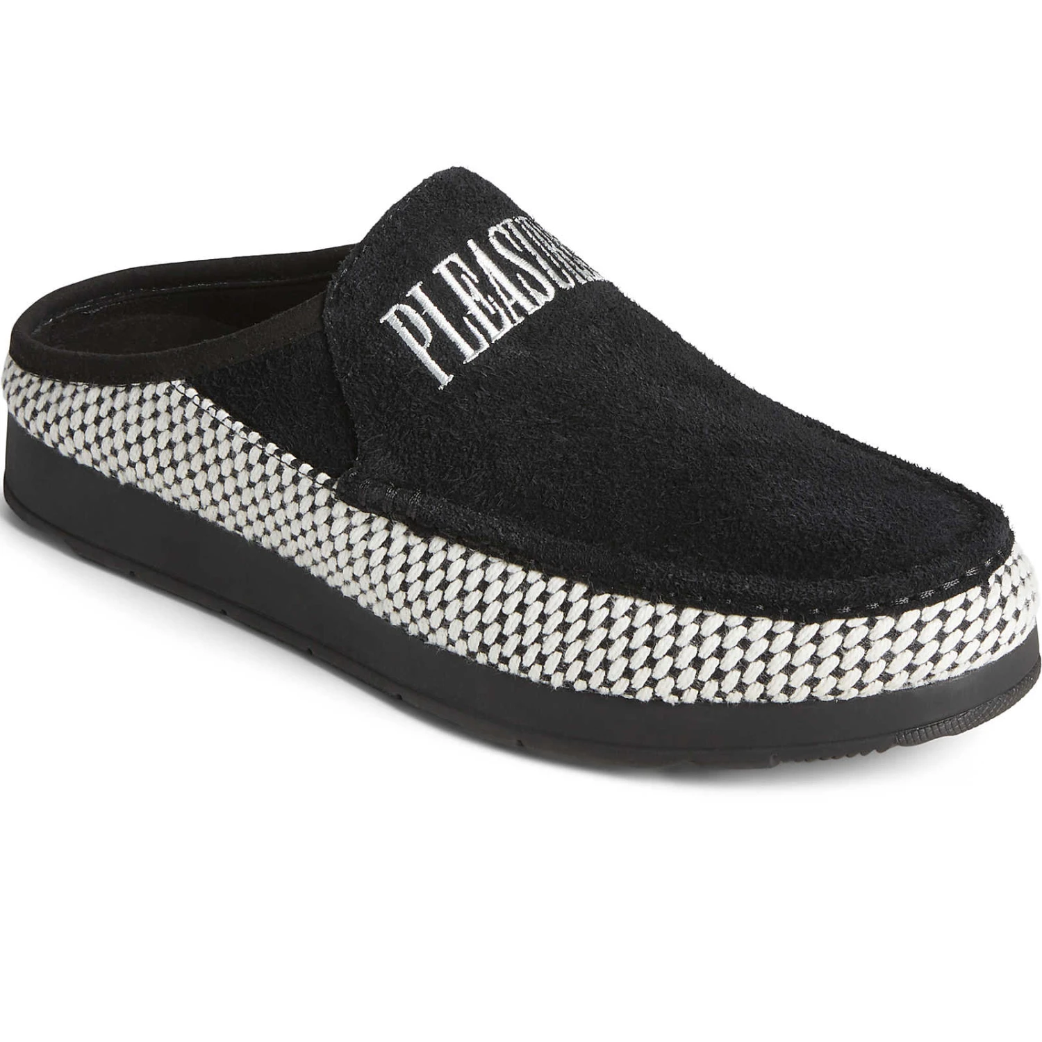 Sperry Top-Sider Unisex Sperry X Pleasures Moc-Sider Knit Mule Black 5 Sperry Top-Sider Unisex Sperry X Pleasures Moc-Sider Knit Mule Black - Image 3