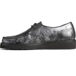 Sperry Top-Sider Unisex Sperry X Pleasures Captain's Oxford Silver -Sperry Top-Sider Sales STS24910 180