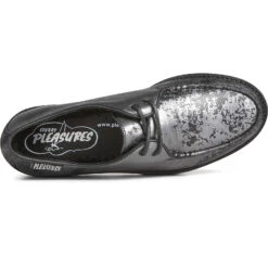 Sperry Top-Sider Unisex Sperry X Pleasures Captain's Oxford Silver -Sperry Top-Sider Sales STS24910 TOP