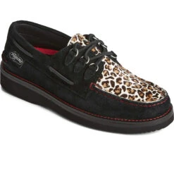 Sperry Top-Sider Unisex Sperry X Pleasures Authentic Original™ 3-Eye Vibram Boat Shoe Black -Sperry Top-Sider Sales STS24913