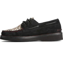 Sperry Top-Sider Unisex Sperry X Pleasures Authentic Original™ 3-Eye Vibram Boat Shoe Black -Sperry Top-Sider Sales STS24913 180