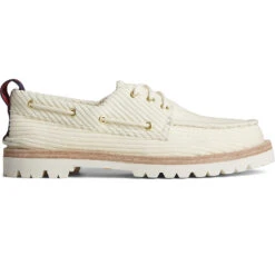 Sperry Top-Sider Unisex Sperry X Rowing Blazers Cloud Authentic Original™ 3-Eye Vibram Boat Shoe Ivory
