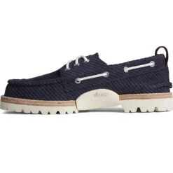 Sperry Top-Sider Unisex Sperry X Rowing Blazers Cloud Authentic Original™ 3-Eye Vibram Boat Shoe Navy -Sperry Top-Sider Sales STS24927 180