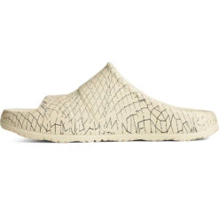 Sperry Top-Sider Unisex Sperry X Pleasures Fence Float Slide Cream -Sperry Top-Sider Sales STS24943 180