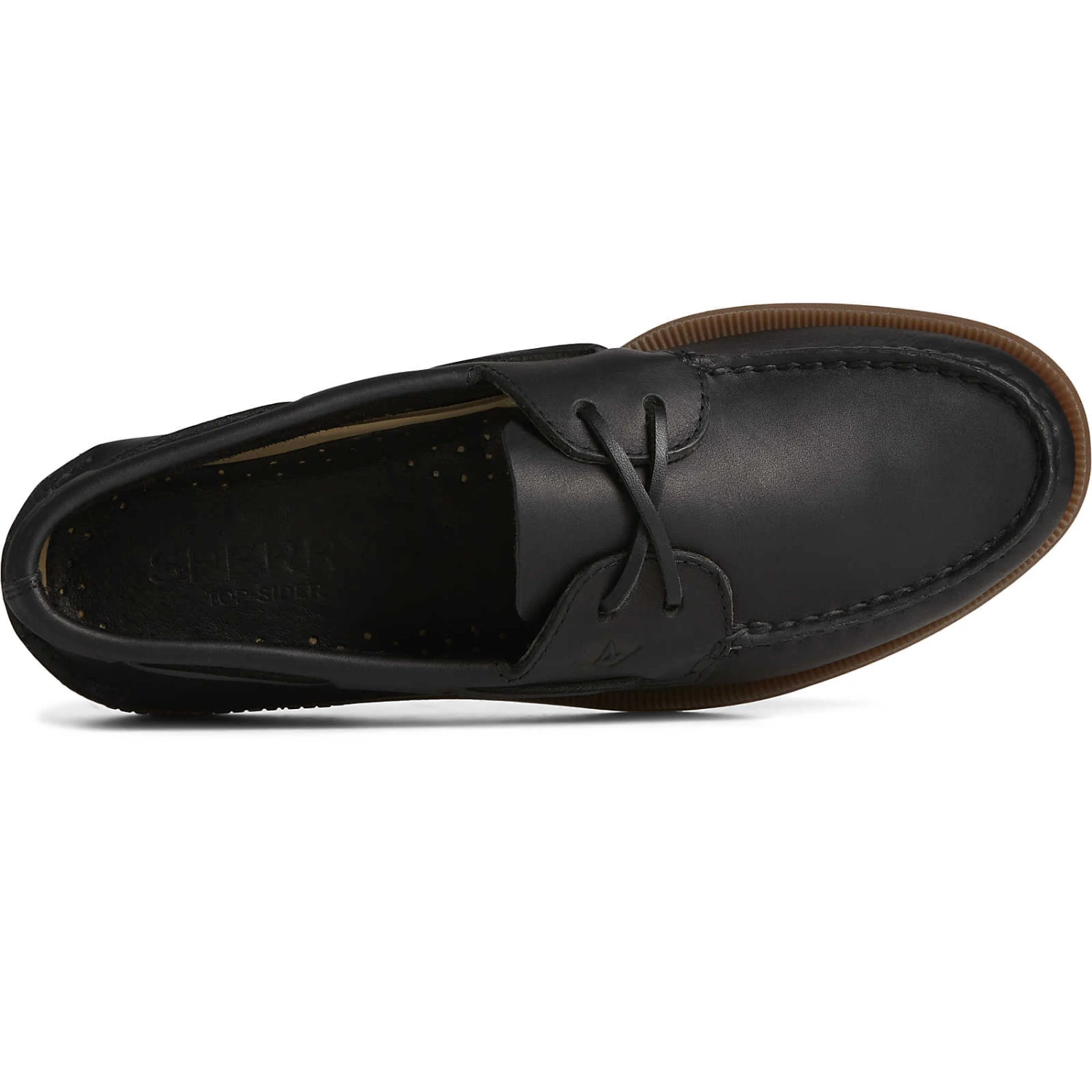 Sperry Top-Sider Men's Authentic Original™ Cross Lace Boat Shoe Black 7 Sperry Top-Sider Men's Authentic Original™ Cross Lace Boat Shoe Black - Image 5