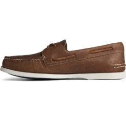 Sperry Top-Sider Men's Authentic Original™ Cross Lace Boat Shoe Tan -Sperry Top-Sider Sales STS24959 180