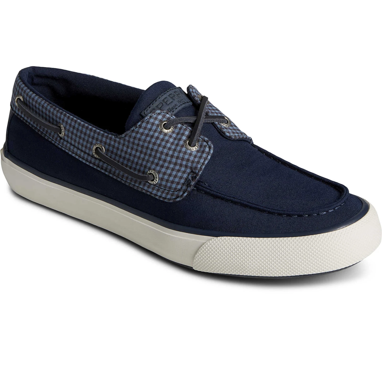 Sperry Top-Sider Men's SeaCycled™ Bahama II Gingham Sneaker Blue Multi 4 Sperry Top-Sider Men's SeaCycled™ Bahama II Gingham Sneaker Blue Multi - Image 2