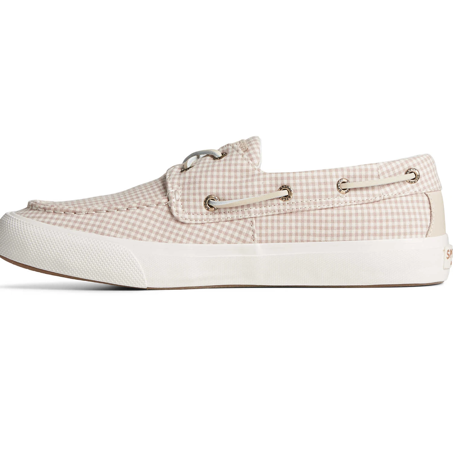 Sperry Top-Sider Men's SeaCycled™ Bahama II Gingham Sneaker White 6 Sperry Top-Sider Men's SeaCycled™ Bahama II Gingham Sneaker White - Image 4