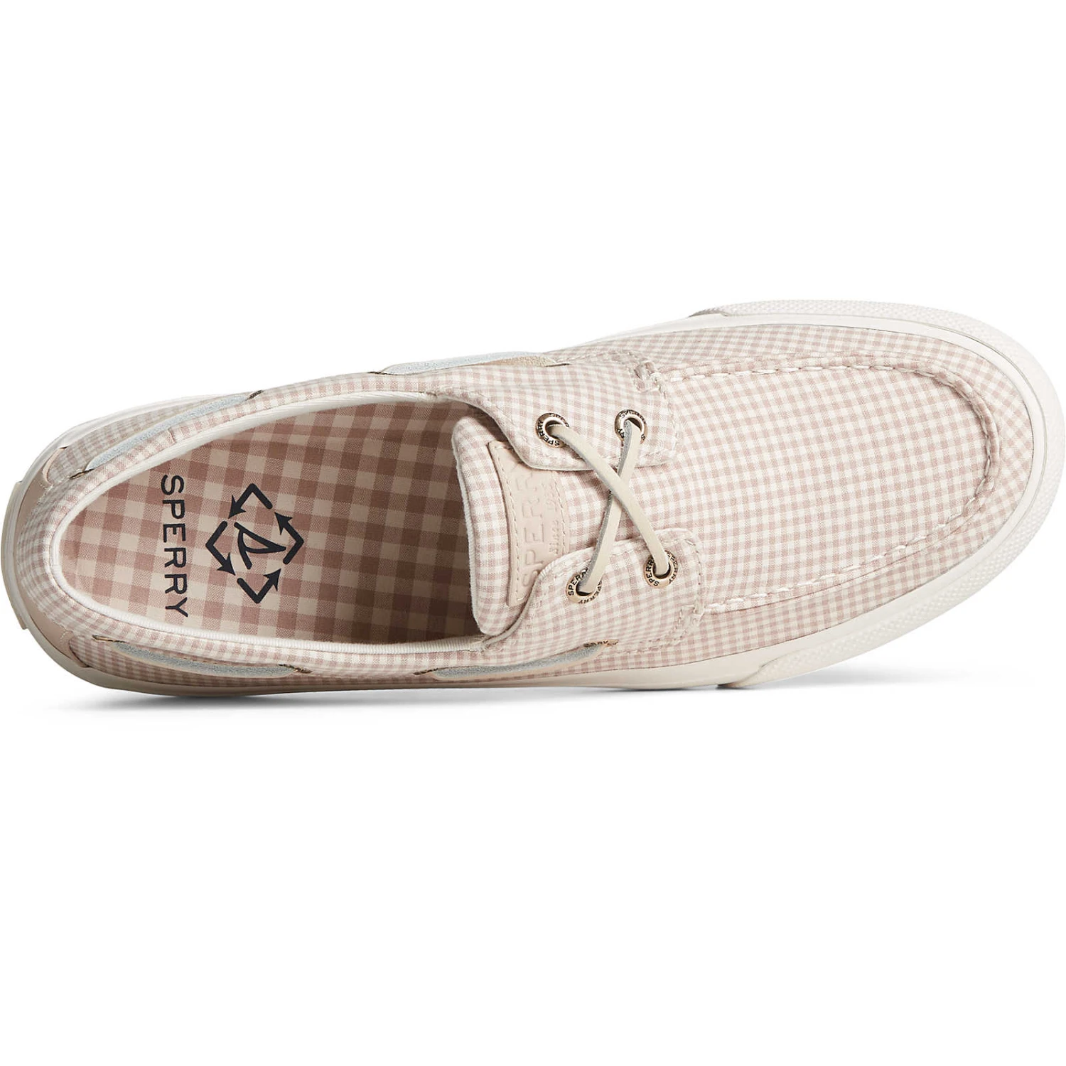 Sperry Top-Sider Men's SeaCycled™ Bahama II Gingham Sneaker White 7 Sperry Top-Sider Men's SeaCycled™ Bahama II Gingham Sneaker White - Image 5
