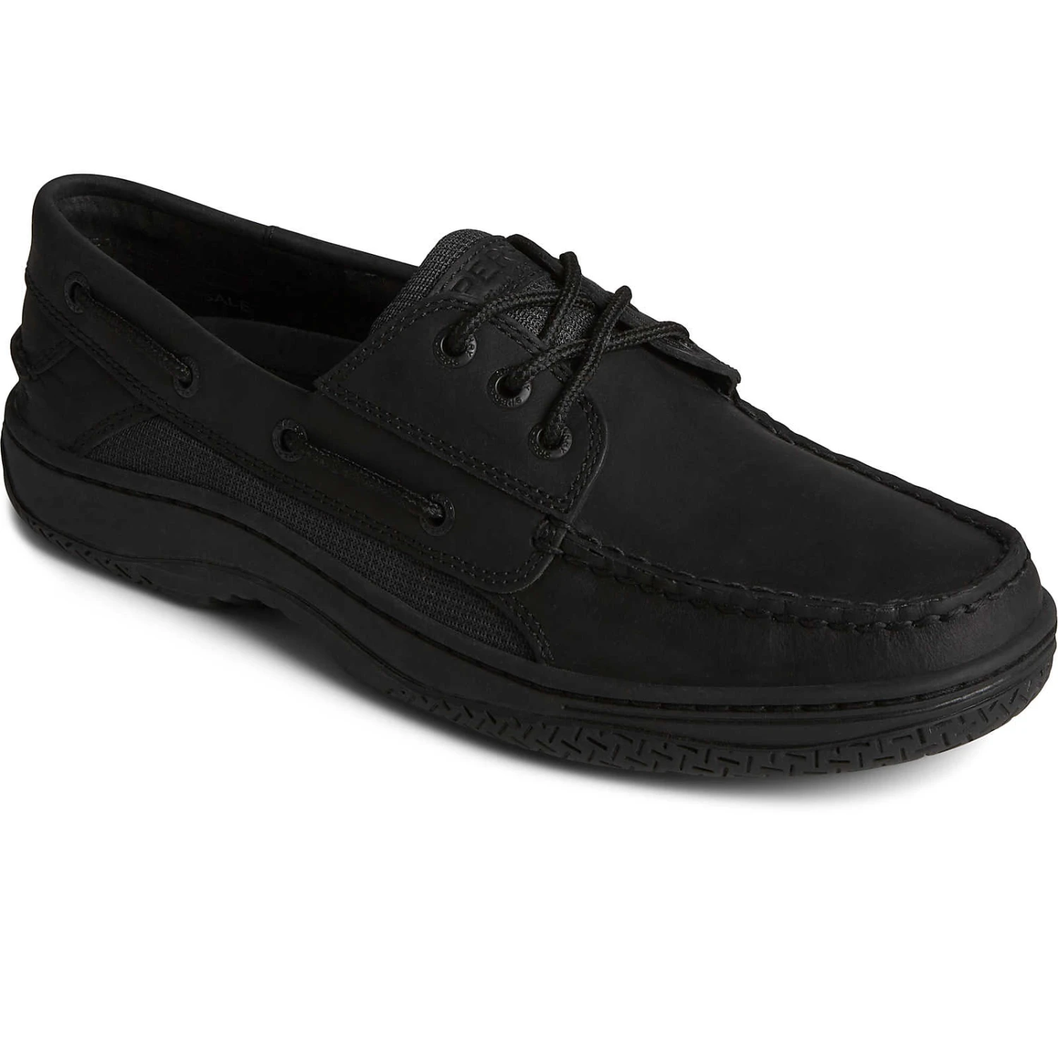Sperry Top-Sider Men's Billfish™ 3-Eye Leather Boat Shoe Black 4 Sperry Top-Sider Men's Billfish™ 3-Eye Leather Boat Shoe Black - Image 2