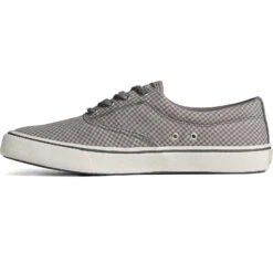 Sperry Top-Sider Men's SeaCycled™ Striper II CVO Gingham Sneaker Grey -Sperry Top-Sider Sales STS25125 180