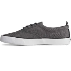 Sperry Top-Sider Men's SeaCycled™ Striper II CVO Canvas Sneaker Grey -Sperry Top-Sider Sales STS25129 180