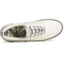 Sperry Top-Sider Men's SeaCycled™ Striper II Palm Sneaker Bone White 12 Sperry Top-Sider Men's SeaCycled™ Striper II Palm Sneaker Bone White -Sperry Top-Sider Sales STS25132 TOP 021623