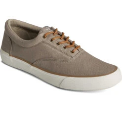 Sperry Top-Sider Men's SeaCycled™ Striper II Palm Sneaker Taupe -Sperry Top-Sider Sales STS25134 021623