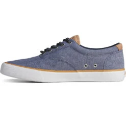 Sperry Top-Sider Men's SeaCycled™ Striper II CVO Twill Sneaker Navy -Sperry Top-Sider Sales STS25139 180
