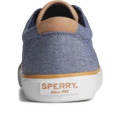 Sperry Top-Sider Men's SeaCycled™ Striper II CVO Twill Sneaker Navy -Sperry Top-Sider Sales STS25139 90