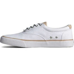 Sperry Top-Sider Men's SeaCycled™ Striper II CVO Twill Sneaker White -Sperry Top-Sider Sales STS25141 180