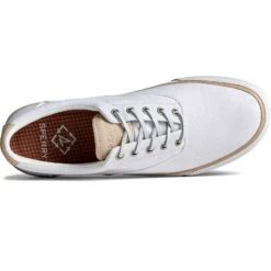 Sperry Top-Sider Men's SeaCycled™ Striper II CVO Twill Sneaker White -Sperry Top-Sider Sales STS25141 TOP