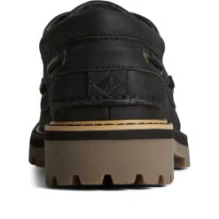 Sperry Top-Sider Men's Authentic Original™ Lug 3-Eye Boat Shoe Black -Sperry Top-Sider Sales STS25155 90