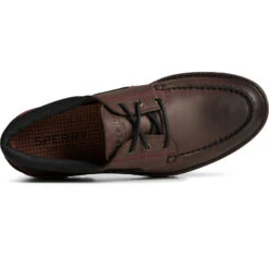 Sperry Top-Sider Men's Authentic Original™ Lug 3-Eye Boat Shoe Brown -Sperry Top-Sider Sales STS25156 TOP