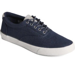 Sperry Top-Sider Men's SeaCycled™ Striper II CVO Baja Sneaker Navy -Sperry Top-Sider Sales STS25169