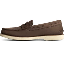 Sperry Top-Sider Men's Authentic Original™ Double Sole Penny Loafer Brown -Sperry Top-Sider Sales STS25174 180