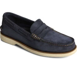 Sperry Top-Sider Men's Authentic Original™ Double Sole Penny Loafer Navy -Sperry Top-Sider Sales STS25175