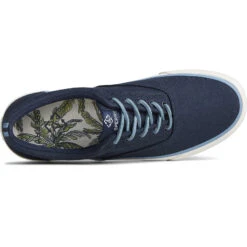 Sperry Top-Sider Men's SeaCycled™ Striper II Palm Sneaker Navy -Sperry Top-Sider Sales STS25178 TOP 021623
