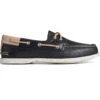 Sperry Top-Sider Men's Authentic Original™ Veg Re-Tan Leather Boat Shoe Navy -Sperry Top-Sider Sales STS25187 000