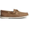 Sperry Top-Sider Men's Authentic Original™ Cross Lace Leather Boat Shoe Tan -Sperry Top-Sider Sales STS25209 000