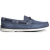 Sperry Top-Sider Men's Authentic Original™ Cross Lace Leather Boat Shoe Navy -Sperry Top-Sider Sales STS25211 000