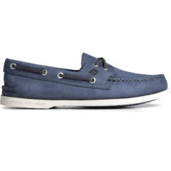 Best Seller 5 Sperry Top-Sider Men's Authentic Original™ Cross Lace Leather Boat Shoe Navy