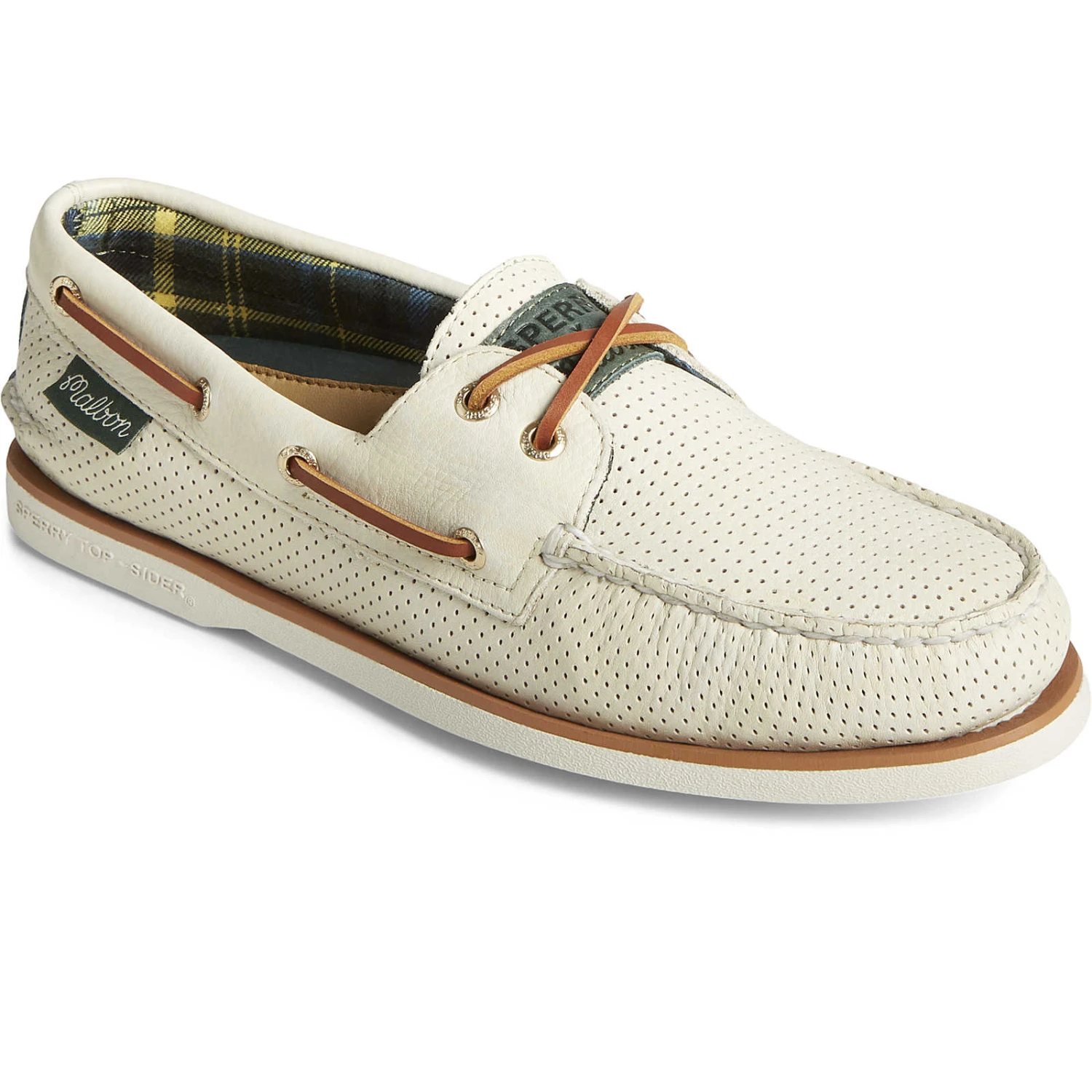 Sperry Top-Sider Men's Sperry X Malbon Authentic Original™ Boat Shoe Ivory 5 Sperry Top-Sider Men's Sperry X Malbon Authentic Original™ Boat Shoe Ivory - Image 3