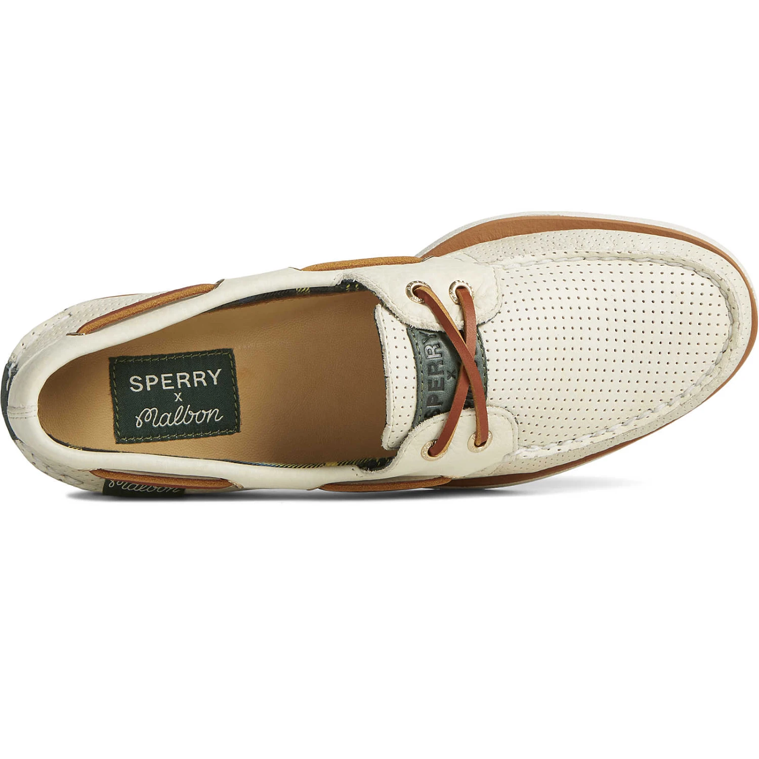 Sperry Top-Sider Men's Sperry X Malbon Authentic Original™ Boat Shoe Ivory 10 Sperry Top-Sider Men's Sperry X Malbon Authentic Original™ Boat Shoe Ivory - Image 8