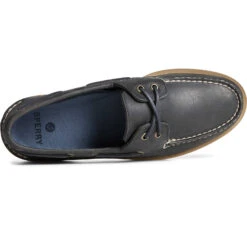 Sperry Top-Sider Men's Authentic Original™ Double Sole Cross Lace Boat Shoe Navy -Sperry Top-Sider Sales STS25284 TOP