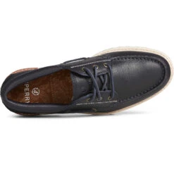 Sperry Top-Sider Men's Authentic Original™ Lug 3-Eye Boat Shoe Navy -Sperry Top-Sider Sales STS25300 TOP