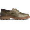 Sperry Top-Sider Men's Authentic Original™ Lug 3-Eye Boat Shoe Olive -Sperry Top-Sider Sales STS25301 000