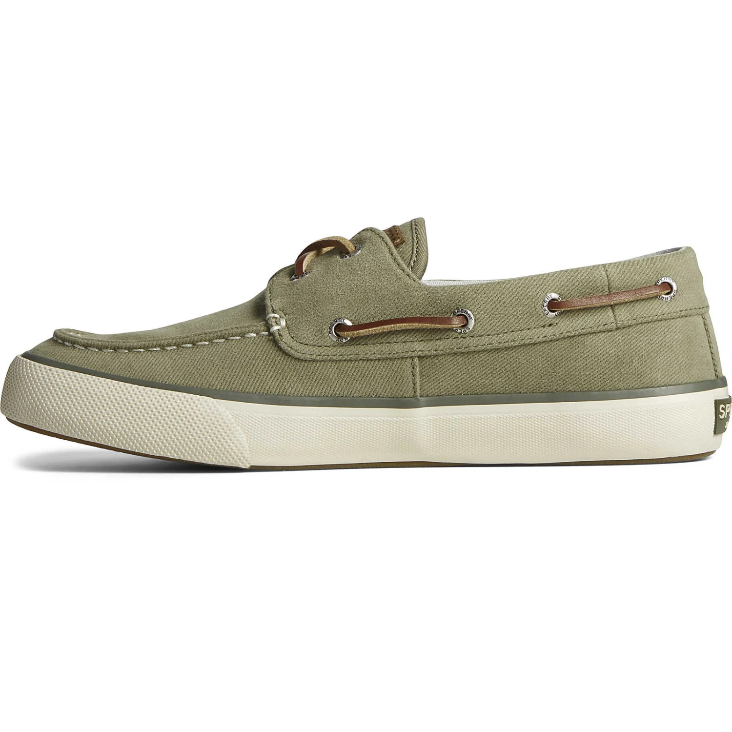 Sperry Top-Sider Men's Bahama II Twill Sneaker Olive 6 Sperry Top-Sider Men's Bahama II Twill Sneaker Olive - Image 4