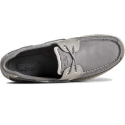 Sperry Top-Sider Men's Gold Cup Mako Boat Shoe Grey -Sperry Top-Sider Sales STS25365 TOP