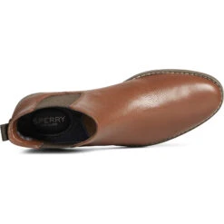 Sperry Top-Sider Men's Newman Chelsea Boot Tan -Sperry Top-Sider Sales STS25407 TOP