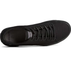 Sperry Top-Sider Men's SeaCycled™ Striper II Textile Sneaker Black -Sperry Top-Sider Sales STS25431 TOP