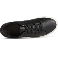 Sperry Top-Sider Men's Striper II Leather Sneaker Black -Sperry Top-Sider Sales STS25433 TOP