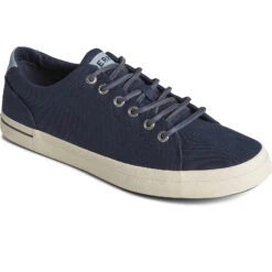 Sperry Top-Sider Men's SeaCycled™ Striper II Textile Sneaker Navy 9 Sperry Top-Sider Men's SeaCycled™ Striper II Textile Sneaker Navy -Sperry Top-Sider Sales STS25435