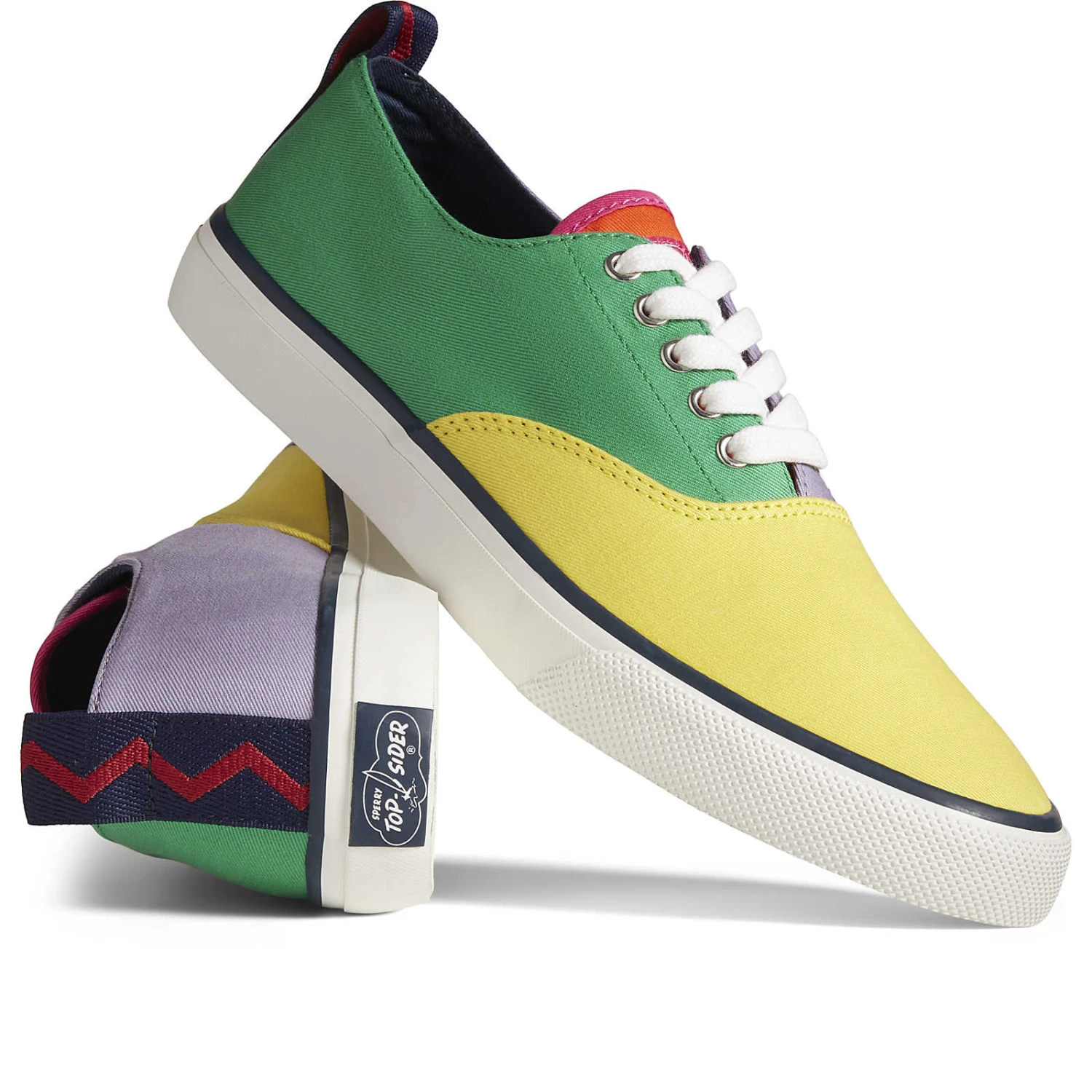 Sperry Top-Sider Unisex Sperry X Rowing Blazers Cloud CVO Neon Multi Sneaker Yellow Multi 5 Sperry Top-Sider Unisex Sperry X Rowing Blazers Cloud CVO Neon Multi Sneaker Yellow Multi - Image 3