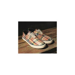 Sperry Top-Sider Unisex Sperry X Rowing Blazers Cloud CVO Plaid Sneaker Blue Multi -Sperry Top-Sider Sales STS25450 alt image 4