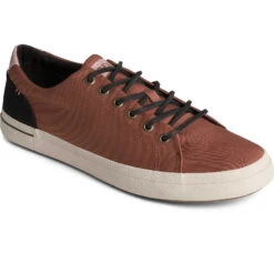 Sperry Top-Sider Men's SeaCycled™ Striper II Textile Sneaker Rust 9 Sperry Top-Sider Men's SeaCycled™ Striper II Textile Sneaker Rust -Sperry Top-Sider Sales STS25464