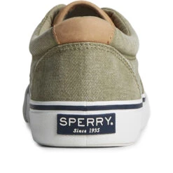 Sperry Top-Sider Men's SeaCycled™ Striper II CVO Sneaker Olive -Sperry Top-Sider Sales STS25486 90