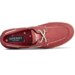 Sperry Top-Sider Men's Bahama II Nautical Sneaker Red -Sperry Top-Sider Sales STS25494 TOP