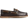 Sperry Top-Sider Men's Gold Cup™ Authentic Original™ Tumbled Boat Shoe Brown -Sperry Top-Sider Sales STS25502 000